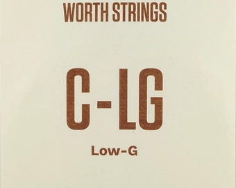 Worth C-LG Clear Fluorocarbon Low Register Ukulele String