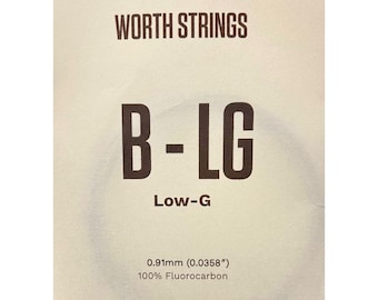 Worth B-LG Brown Fluorocarbon Low Register Ukulele String