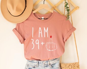 40th Birthday Shirt for Women, Fabulous at 40 Tee, 1986 Birthday Shirt, Forty and Fabulous Shirt, 40th Bday Gift Idea, 40th Party T-Shirt