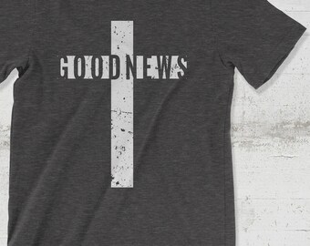 Christian T Shirts Men, Christian Shirts for Men, Religious Shirts, Faith Shirt, Jesus Shirt, God Is Greater Than The Highs and The Lows