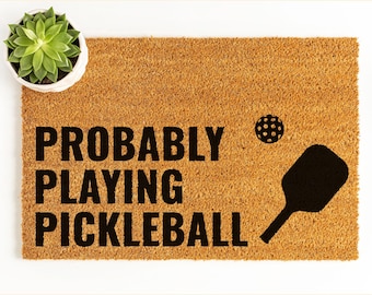 Pickleball Gifts for Women, Pickleball Gift Ideas, Funny Doormat, Pickleball Gifts for Men, Custom Doormat, Personalised Door Mat