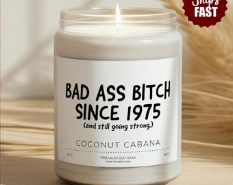 Funny 50th Birthday Gift, Funny Candles for Women, Custom Candle, Sister Birthday Gift, 50 Birthday Gift For Best Friend, Gift For Her