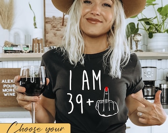 40th Birthday Gifts for Her, 40th Birthday Gifts for Women, 40th Birthday Shirt, Gifts for Best Friend Girl, Funny Gifts for Friends, 7Tees