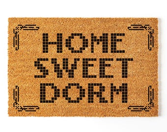Custom Dorm Decor Dorm Doormat, College Doormat, Dorm Room Decor, Personalized Dorm Decor, College Student Gift, College Girls Dorm Gift