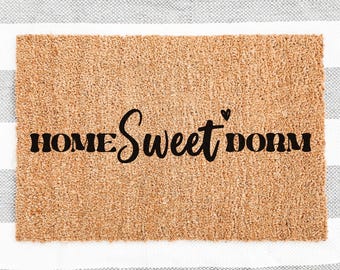 Custom Dorm Decor Dorm Doormat, College Doormat, Dorm Room Decor, Personalized Dorm Decor, College Student Gift, College Girls Dorm Gift