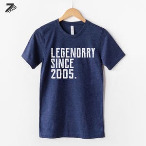 21st Birthday Shirt for Him, Turning 21 Birthday Gift for Son, Born in 2005 Shirts, 21st Birthday Gifts for Grandson, Twenty One Club Tee image 4