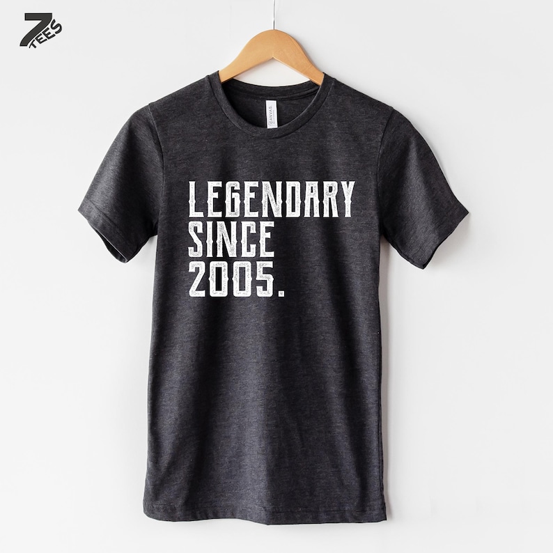 21st Birthday Shirt for Him, Turning 21 Birthday Gift for Son, Born in 2005 Shirts, 21st Birthday Gifts for Grandson, Twenty One Club Tee image 6