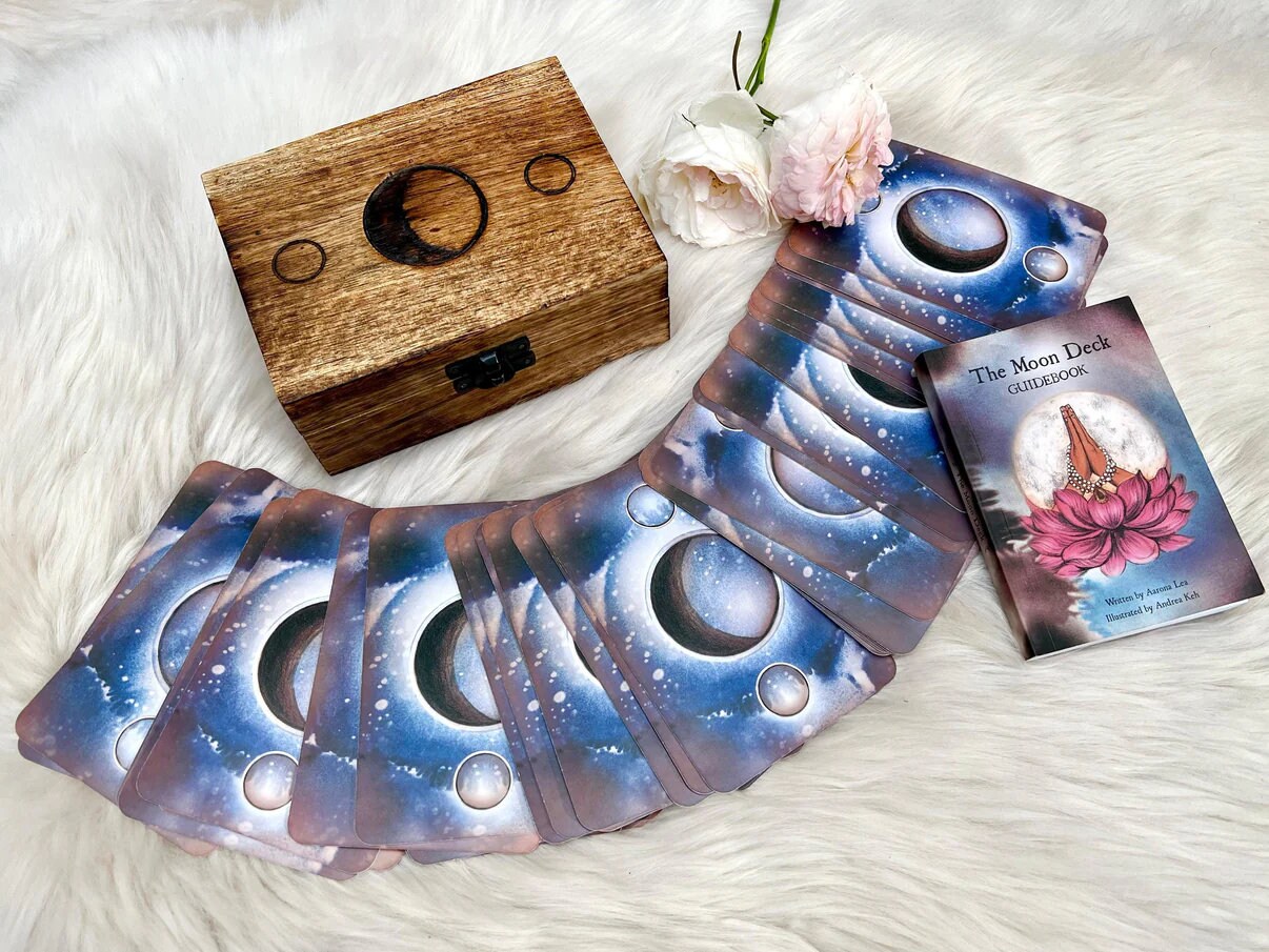 The Moon Deck Wood Box Set - Etsy
