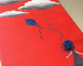 Windy Day, Original Oil Painting