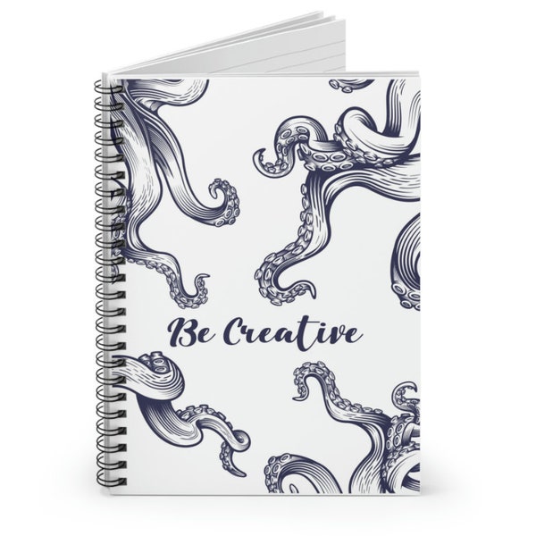Octopus Notebook - Etsy