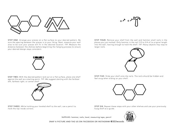 Set Of 5 Medium 3 5 Deep Hexagon Shelves Honeycomb Etsy Set Of 5 Medium 3 5 Deep Hexagon Shelves Honeycomb Etsy