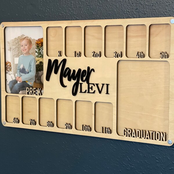 School Picture Frame Etsy