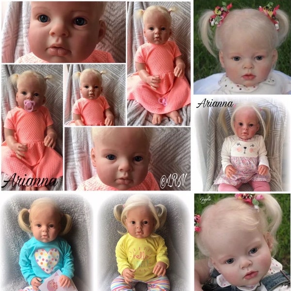 CUSTOM MADE TODDLER ~ Arianna Awake reborn doll.  gift