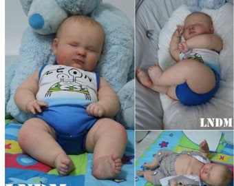 CUSTOM MADE REBORN ~ Joseph 3 month old chubby baby realborn sleeping