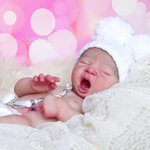 Custom Made reborn Leilani yawning realborn doll. Made to order