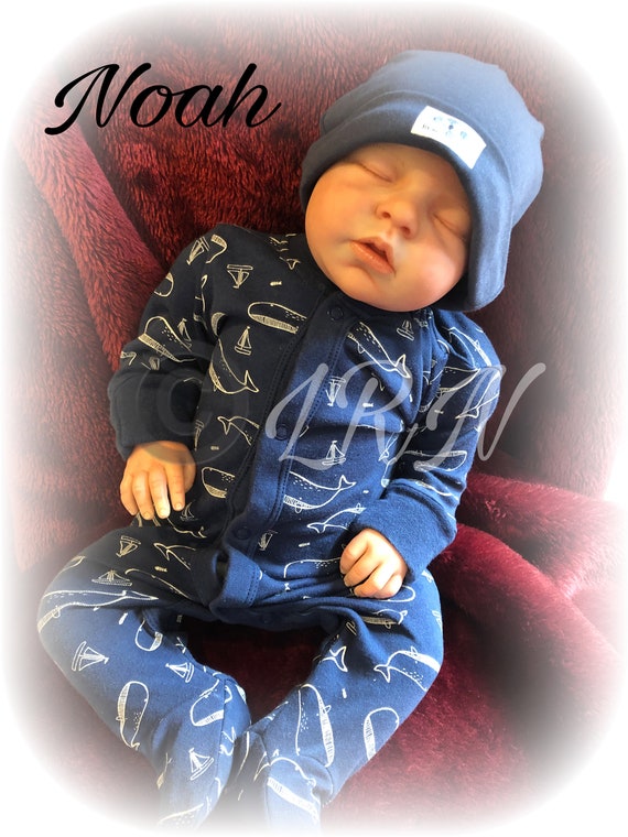 Custom Made Reborn Noah Asleep by Reva Schick