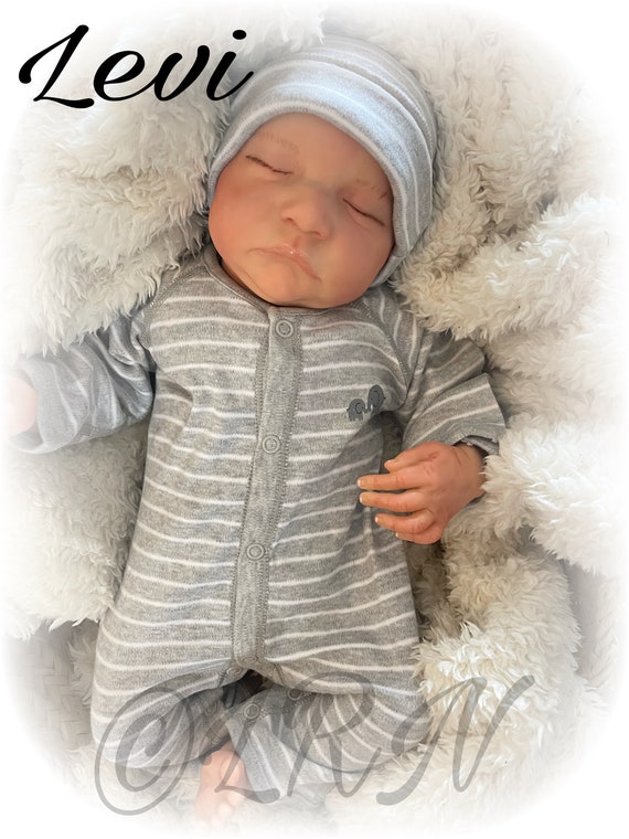 CUSTOM MADE REBORN Levi by Bonnie Brown Reborn Baby Doll. Etsy Canada