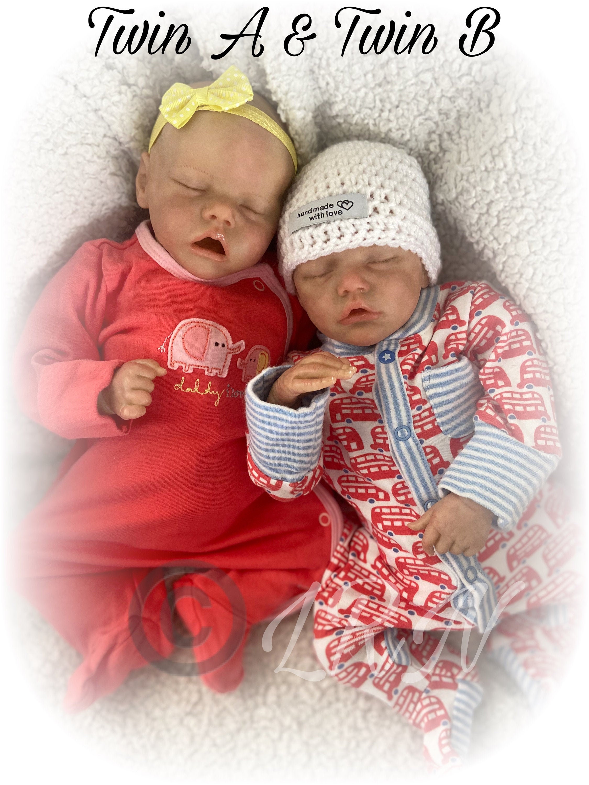 TWINS! Reborn  Newborn baby dolls, Real baby dolls, Reborn baby dolls twins