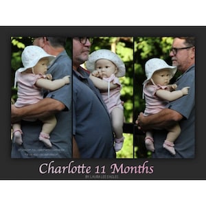 CUSTOM MADE - New reborn Charlotte Laura Eagles Kit 25” 11 month old, made to order