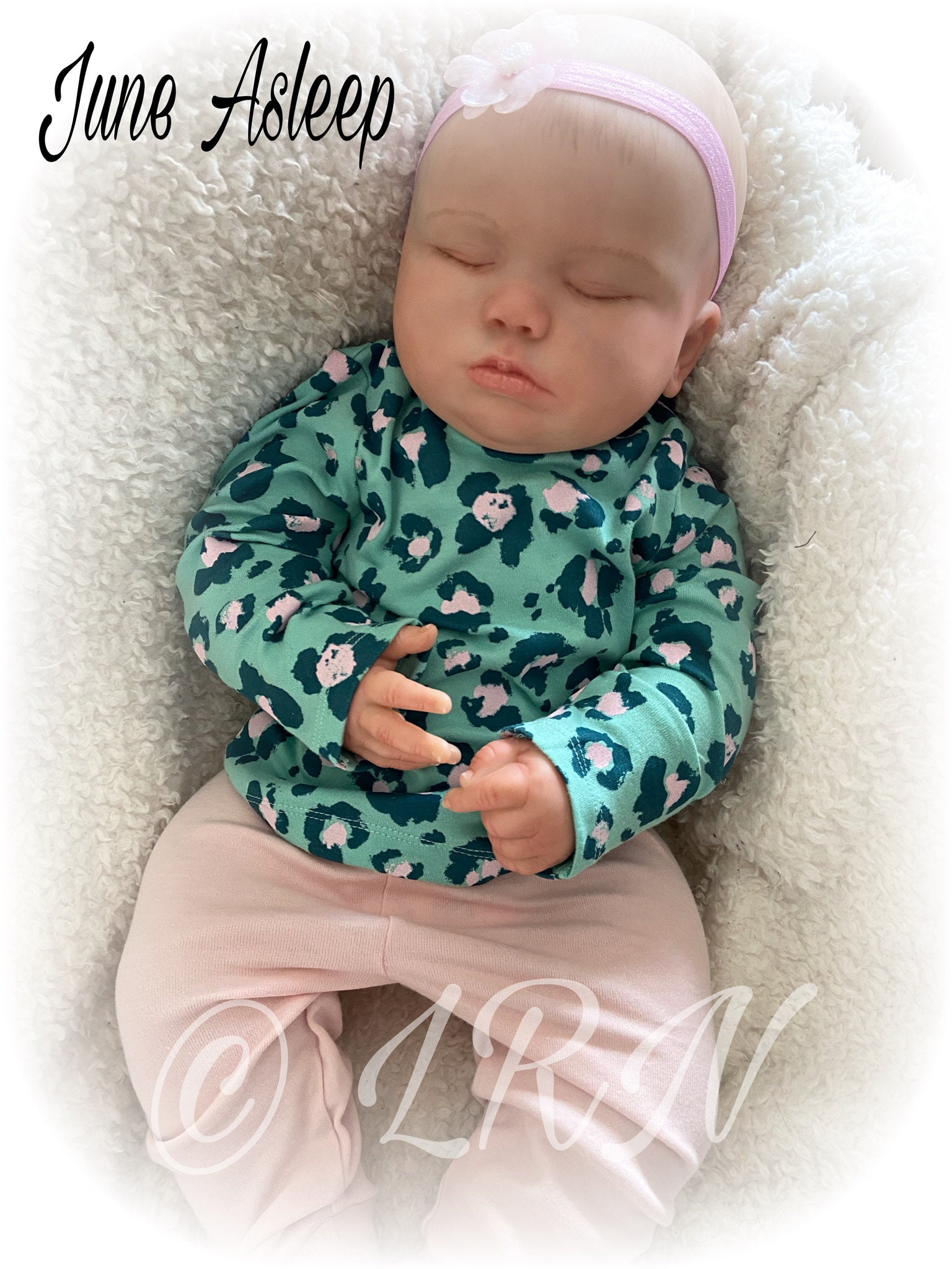 CUSTOM MADE New Realborn June Asleep 25 7 Month Old Made Etsy