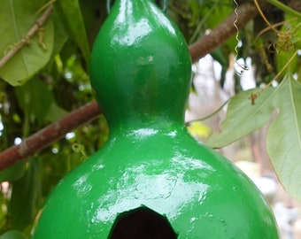 Handmade Gourd Bird House | bottle gourd gift colorful