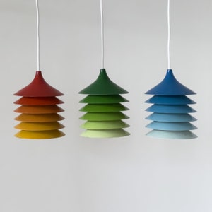 Colourful Trio of Vintage IKEA Lamps by Bent Boysen
