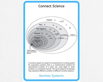 The Number System Poster - A4 Download - Science Poster