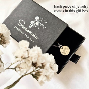 Muntketting beschermengel: roestvrijstalen cupidohanger, aangepaste gravure afbeelding 10