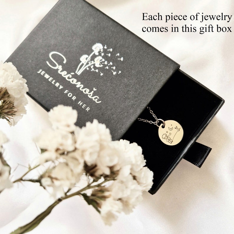 Animal Stitch Necklace: Stainless Steel Pendant, Custom Engraving image 6