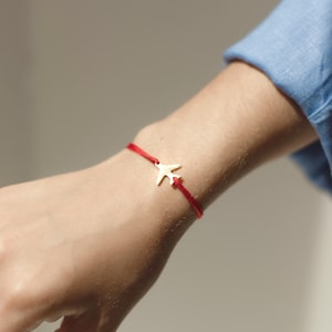 Airplane bracelet, plane bracelet, woman bracelet