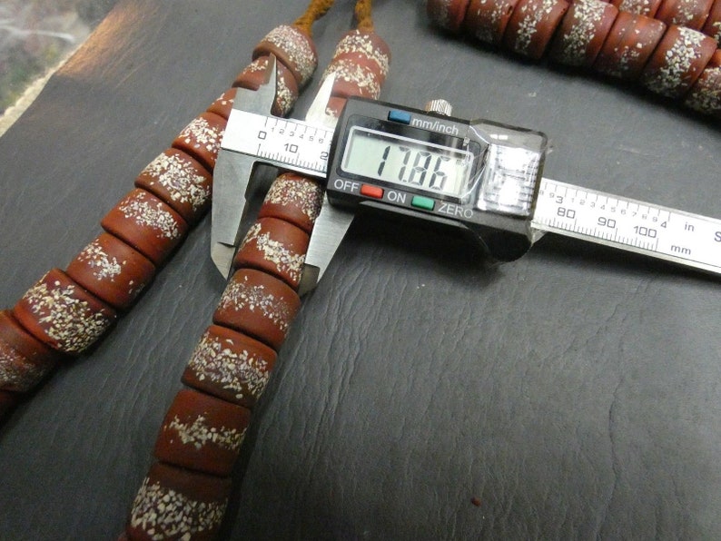 Ancient Mosaic Beads|Old Mosaic Glass Beads For D.I.Y Vintage Coral Tube Mosaic Roman Glass Beaded Necklace|Roman Glass