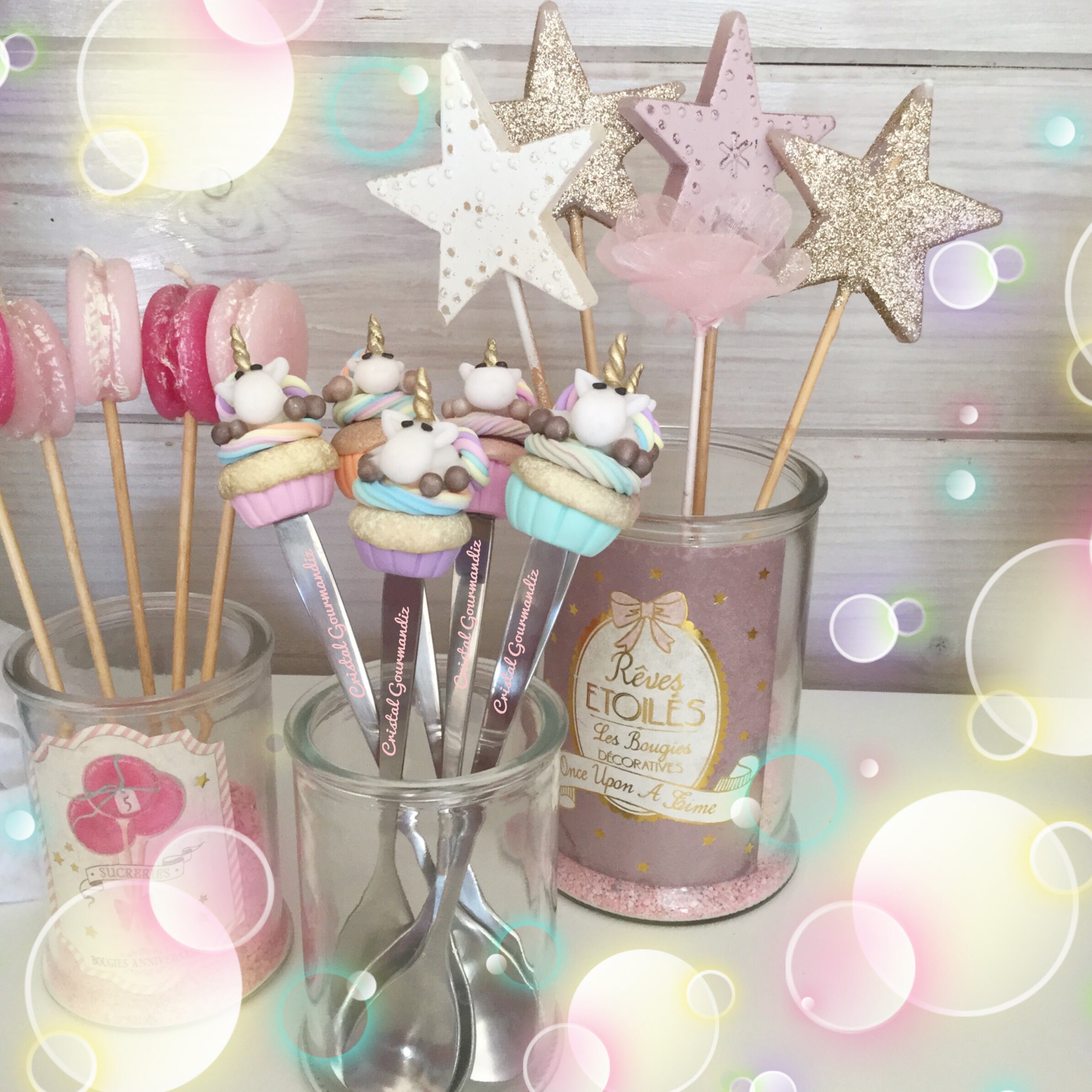 Cuillere Licorne Cupcake