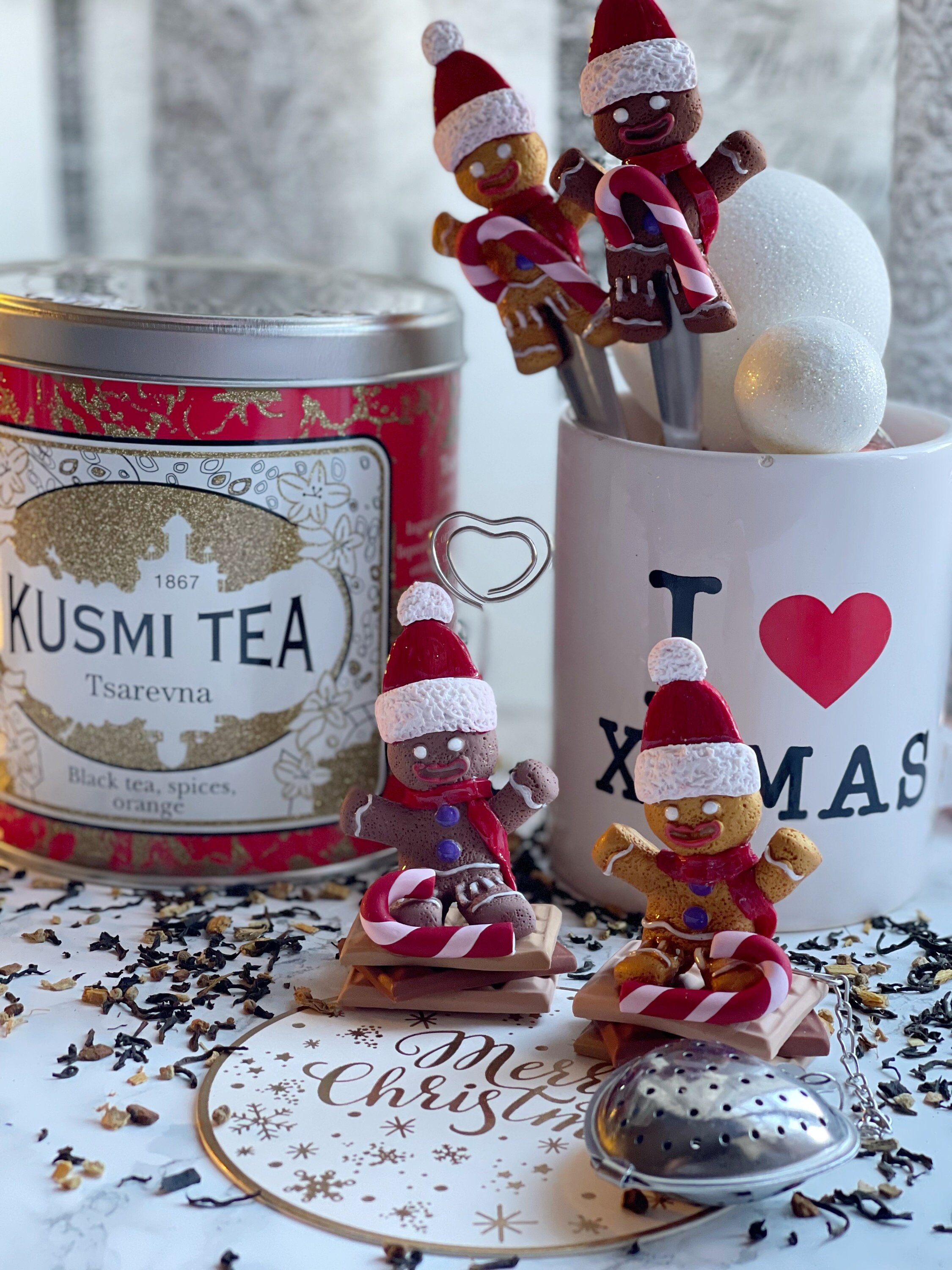 Porte Photo | Marque Place Petit Biscuit Boule à Thé Noel