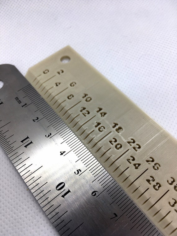 3D Printed Quarter Cm Tailor Ruler negyedes Centi Vonalzó -  Denmark