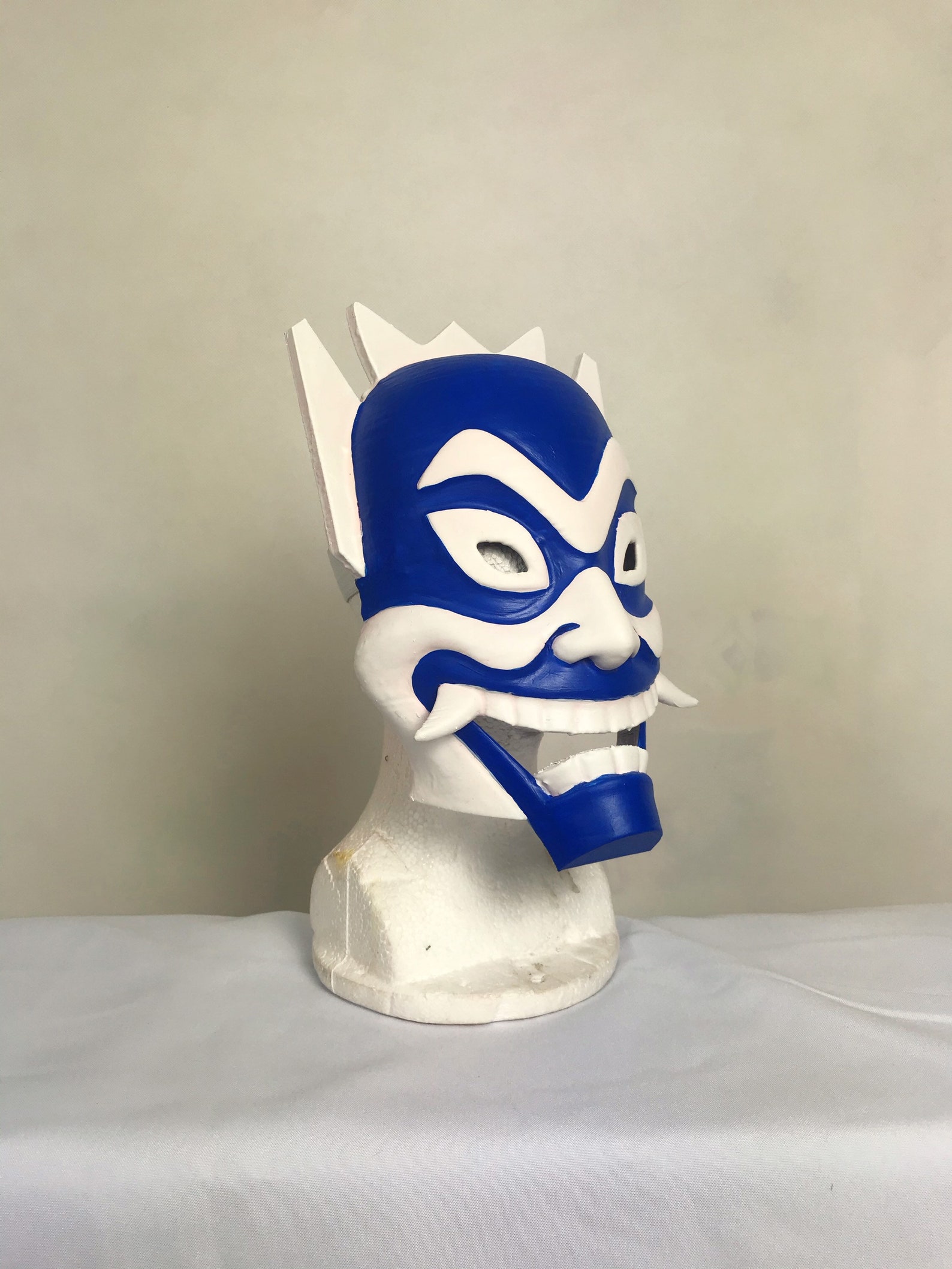 MADE TO ORDER Blue Spirit Mask 3D Printed Cosplay Avatar the | Etsy
