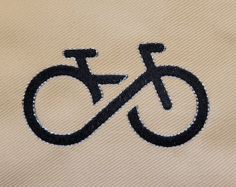 Bicycle Forever Machine Embroidery Design