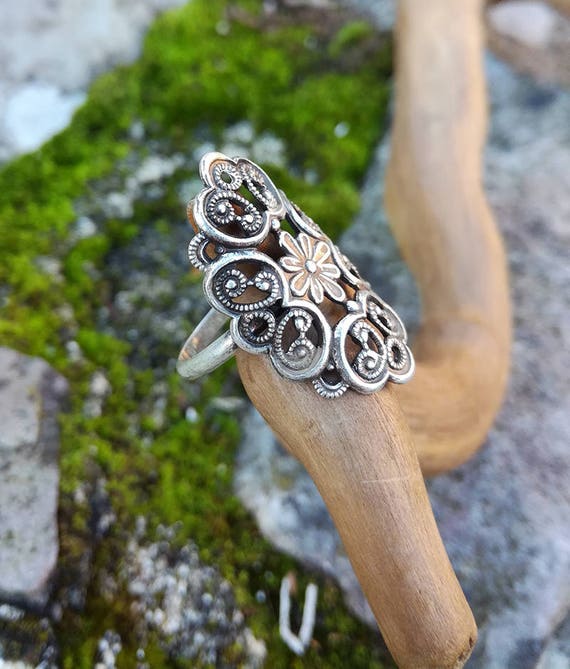 Anillos calados de plata hotsell