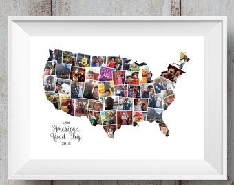 Holiday Destination Photo Montage/ Collage - USA / America