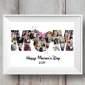 Minnie Mum / Mom / Mother's Day / Birthday / Photo collage