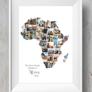 Africa - Holiday Destination Photo Montage Collage