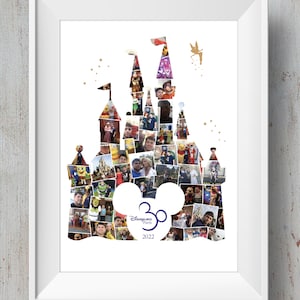 Disney Mickey Photo Montage Castle / Disney Collage / Mickey Mouse image 3