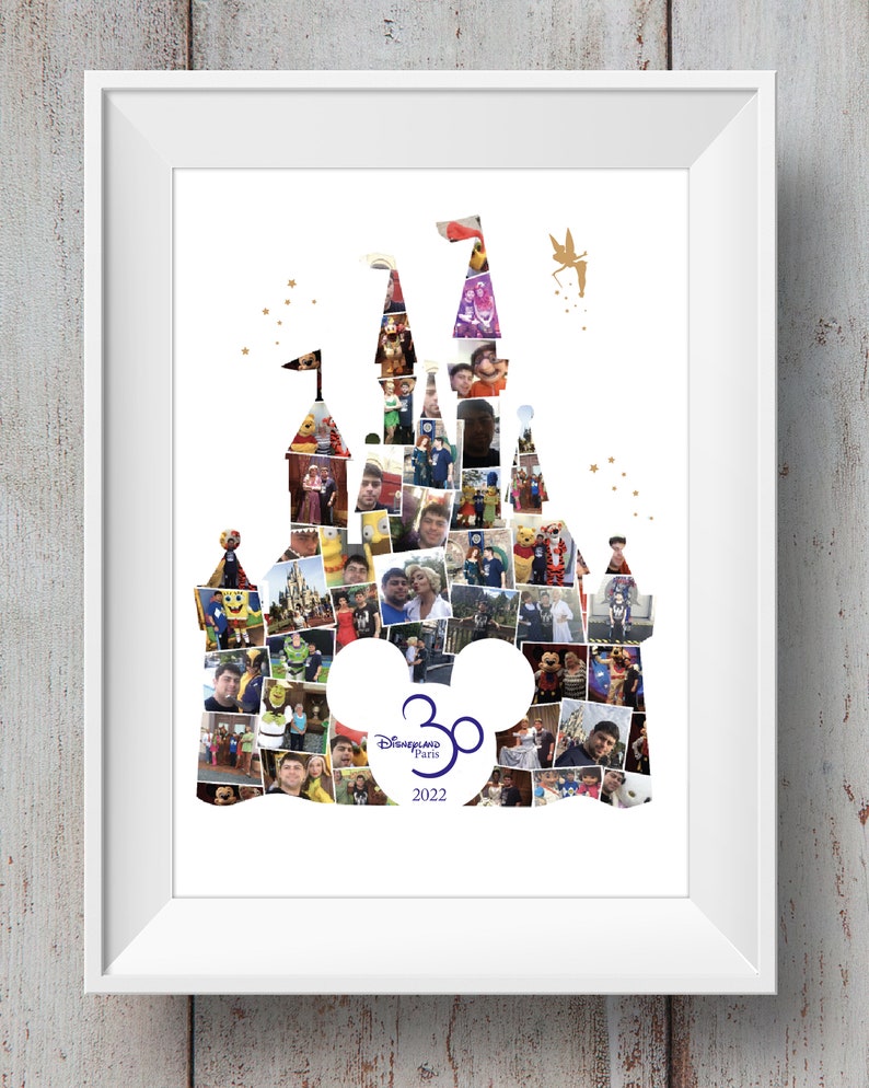 Disney Mickey Photo Montage Castle / Disney Collage / Mickey Mouse image 3