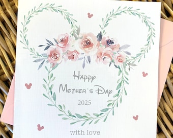 Minnie Floral Mother's Day Card_Square_145x145mm