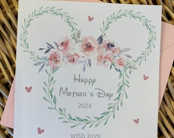 Minnie Floral Mother's Day Card_Square_145x145mm