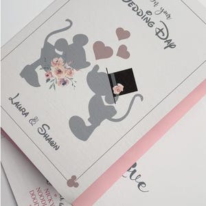 A5 Wedding Day Card: Linen Cardstock image 2