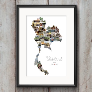 Holiday Destination Photo Montage / Collage - Thailand