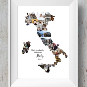 Italy - Holiday Destination Photo Montage COLLAGE