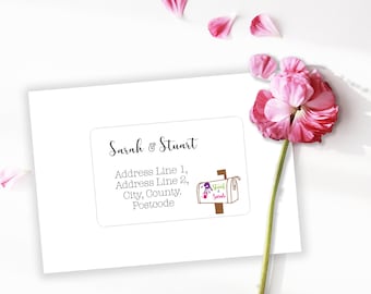 UP-kuvert Returadressetiketter