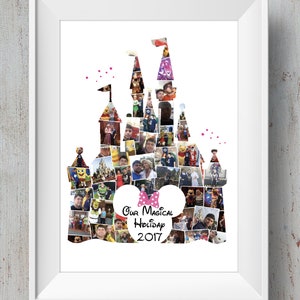 Disney Mickey Photo Montage Castle / Disney Collage / Mickey Mouse image 4