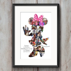 Standing Minnie Photo Collage contiene 28 fotos